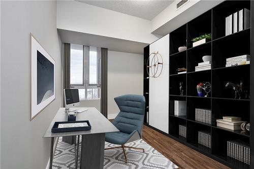 VIRTUALLY STAGED - 1477 Lakeshore Road|Unit #305, Burlington, ON - Indoor Photo Showing Office