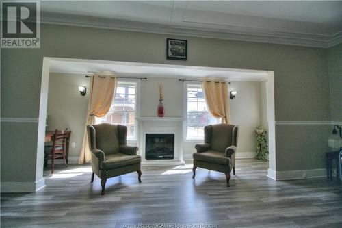 133 John St, Moncton, NB - Indoor Photo Showing Living Room With Fireplace