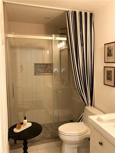 Glassed in shower second bathroom - 2220 Lakeshore Road|Unit #11, Burlington, ON - Indoor Photo Showing Bathroom