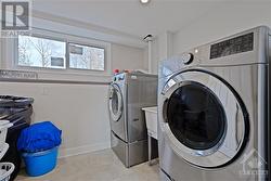 Laundry room on lower level - 