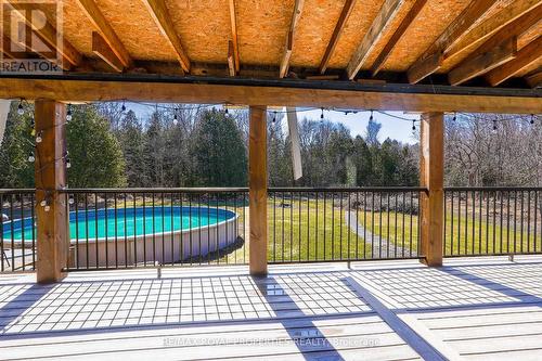 74 Salem Road, Stirling-Rawdon, ON - Outdoor With Above Ground Pool With Deck Patio Veranda