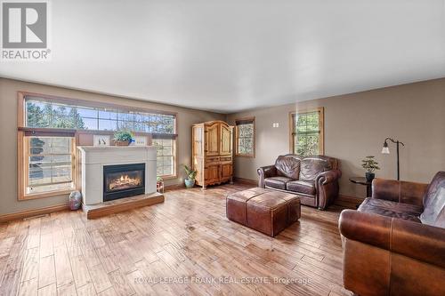 490 Baptist Church Rd, Stirling-Rawdon, ON - Indoor Photo Showing Living Room With Fireplace