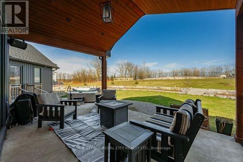 1209 Village Rd, North Dumfries, ON - Outdoor With Deck Patio Veranda With Exterior