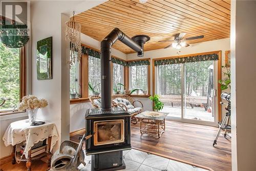80 Mink Lake Road, Eganville, ON - Indoor With Fireplace