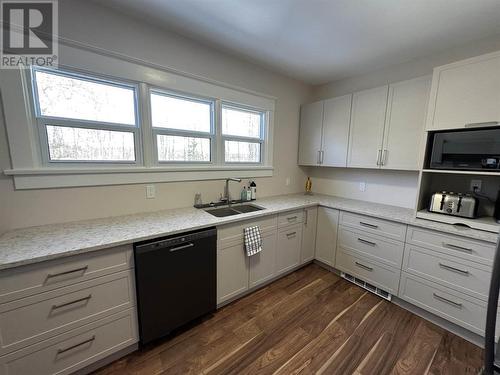 120 Government Rd W, Kirkland Lake, ON - Indoor Photo Showing Kitchen With Double Sink