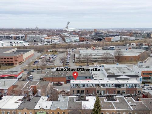 Aerial photo - 301-4400 Rue D'Iberville, Montréal (Le Plateau-Mont-Royal), QC - Outdoor With View