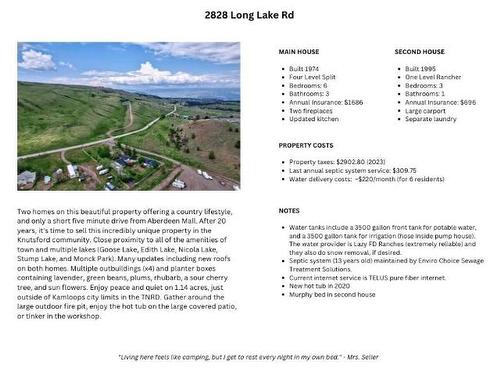 2828 Long Lake Road, Kamloops, BC - Other