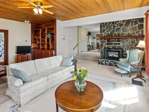 1946 Murray Rd, Sooke, BC - Indoor Photo Showing Living Room With Fireplace