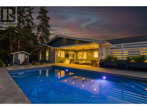 12879 Pixton Road, Lake Country, BC - Outdoor With In Ground Pool With Deck Patio Veranda With Backyard