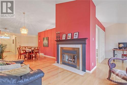30 Innesbrook Court, Ottawa, ON - Indoor Photo Showing Living Room With Fireplace