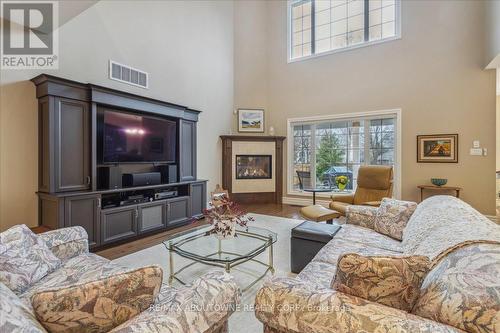 298 River Side Dr, Oakville, ON - Indoor Photo Showing Living Room With Fireplace