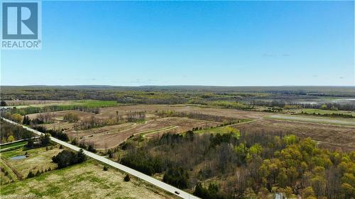 Aerial View Above The Listing Looking East - 120 Lake Road, Georgian Bluffs, ON - Outdoor With View
