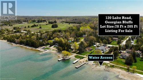 120 Lake Road, Georgian Bluffs, ON - Outdoor With Body Of Water With View