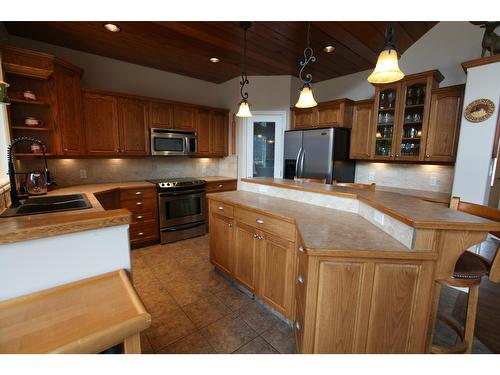 6817 Grandview Drive, Nelson, BC - Indoor Photo Showing Kitchen With Stainless Steel Kitchen