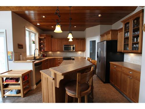6817 Grandview Drive, Nelson, BC - Indoor Photo Showing Kitchen With Stainless Steel Kitchen With Double Sink
