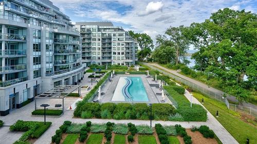 3500 Lakeshore Road W|Unit #711, Oakville, ON - Outdoor With In Ground Pool With Balcony