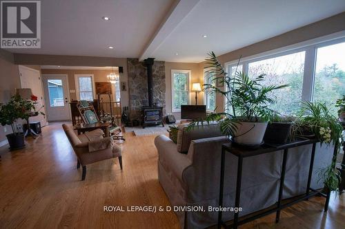 50 Fire Route 10B, North Kawartha, ON - Indoor Photo Showing Living Room With Fireplace