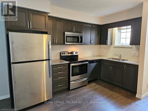 #80 -3200 Singleton Ave, London, ON - Indoor Photo Showing Kitchen With Double Sink