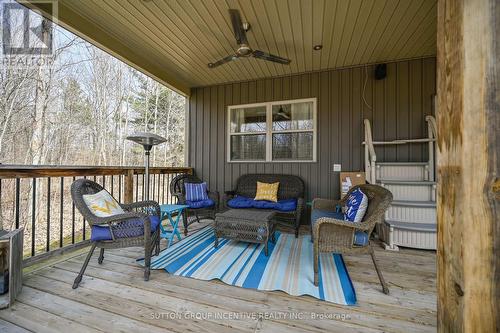 11732 County Road 27 Rd, Springwater, ON - Outdoor With Deck Patio Veranda With Exterior