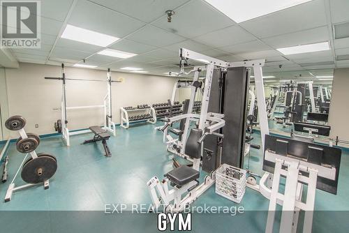 1107 - 2177 Burnhamthorpe Road W, Mississauga, ON - Indoor Photo Showing Gym Room