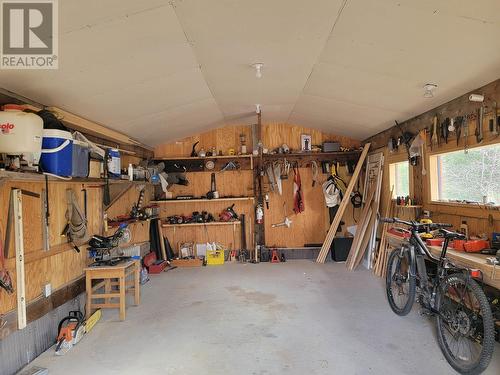 111 Harding Road, Williams Lake, BC - Indoor Photo Showing Garage