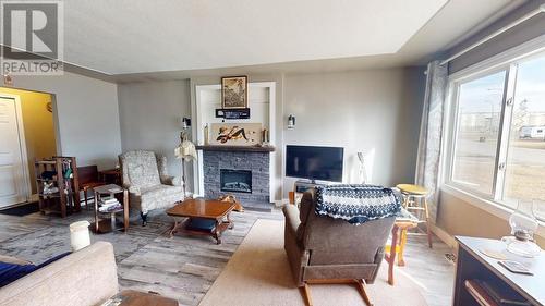 9212 76 Street, Fort St. John, BC - Indoor Photo Showing Living Room With Fireplace