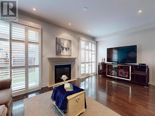 127 Hansard Dr, Vaughan, ON - Indoor Photo Showing Living Room With Fireplace