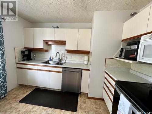 288 13Th Avenue Ne, Swift Current, SK - Indoor Photo Showing Kitchen With Double Sink