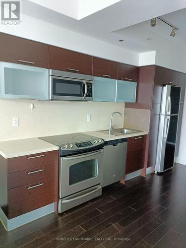 4616 - 386 Yonge Street, Toronto, ON - Indoor Photo Showing Kitchen With Stainless Steel Kitchen