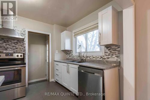 16 Kingsway Crt, Belleville, ON - Indoor Photo Showing Kitchen With Double Sink