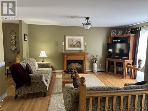 66A Bennett Drive, Gander, NL - Indoor Photo Showing Living Room With Fireplace