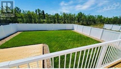 1037 Maplewood Drive, Moose Jaw, SK - Outdoor With Deck Patio Veranda With Backyard
