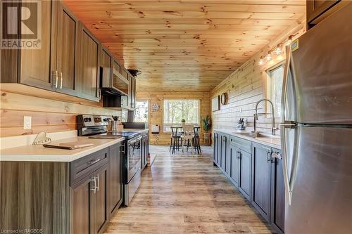 149 Tammy'S Cove Road, Miller Lake, ON - Indoor Photo Showing Kitchen