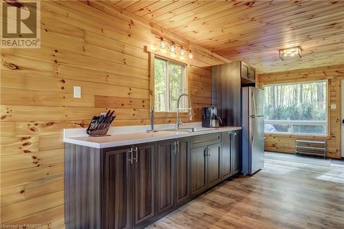 149 Tammy'S Cove Road, Miller Lake, ON - Indoor Photo Showing Kitchen