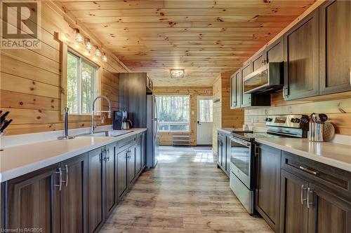 149 Tammy'S Cove Road, Miller Lake, ON - Indoor Photo Showing Kitchen