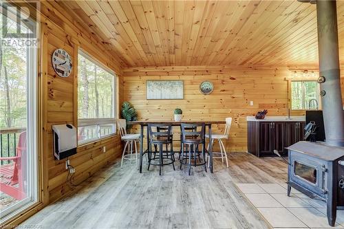 149 Tammy'S Cove Road, Miller Lake, ON - Indoor Photo Showing Dining Room