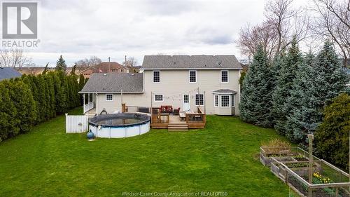 494 County Road 34 West, Kingsville, ON - Outdoor With Above Ground Pool With Backyard With Exterior