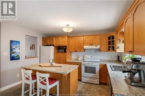 42 Firmin Cres, Dieppe, NB - Indoor Photo Showing Kitchen With Double Sink