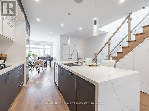 196 Audrey Avenue, Toronto (Birchcliffe-Cliffside), ON - Indoor Photo Showing Kitchen With Upgraded Kitchen