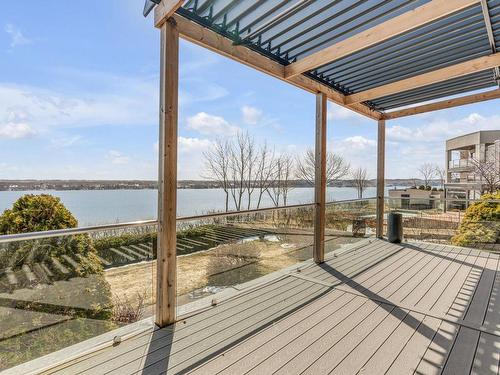 Patio - 1509 Rue Pamphile-Le May, Québec (Sainte-Foy/Sillery/Cap-Rouge), QC - Outdoor With Body Of Water With Deck Patio Veranda With View With Exterior