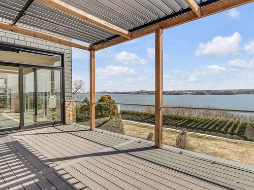 Patio - 1509 Rue Pamphile-Le May, Québec (Sainte-Foy/Sillery/Cap-Rouge), QC - Outdoor With Body Of Water With Deck Patio Veranda With View