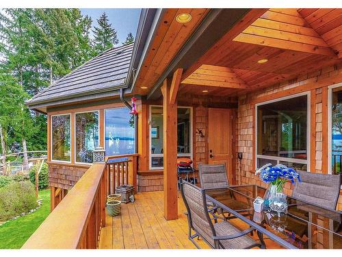 5151 Island Hwy West, Qualicum Beach, BC - Outdoor With Deck Patio Veranda With Exterior