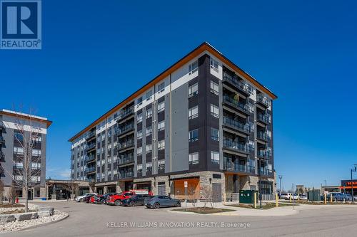 413 - 255 Northfield Drive E, Waterloo, ON - Outdoor With Balcony With Facade