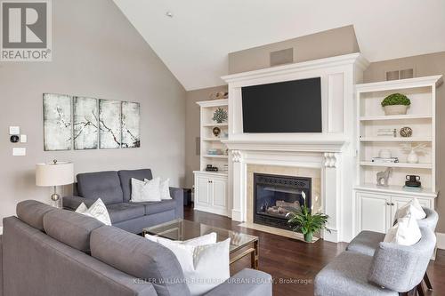 2310 Prestonvale Rd, Clarington, ON - Indoor Photo Showing Living Room With Fireplace