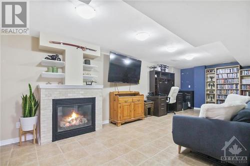 2 Laurie Court, Ottawa, ON - Indoor Photo Showing Living Room With Fireplace