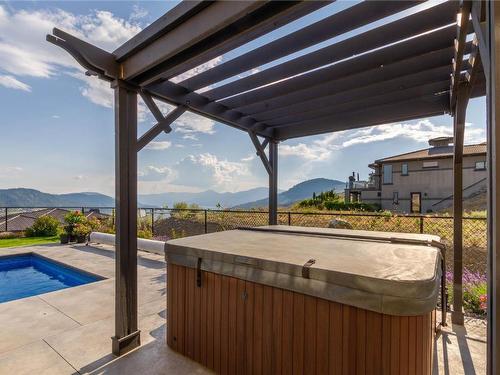 304 Silversage Bluff Lane, Vernon, BC - Outdoor With In Ground Pool With View With Exterior