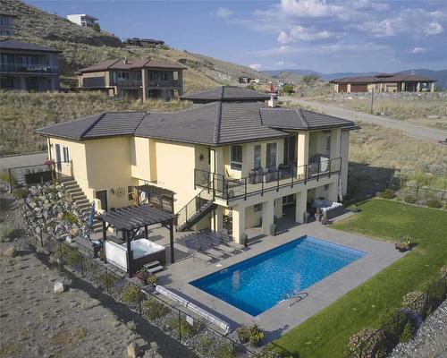 304 Silversage Bluff Lane, Vernon, BC - Outdoor With In Ground Pool With Deck Patio Veranda