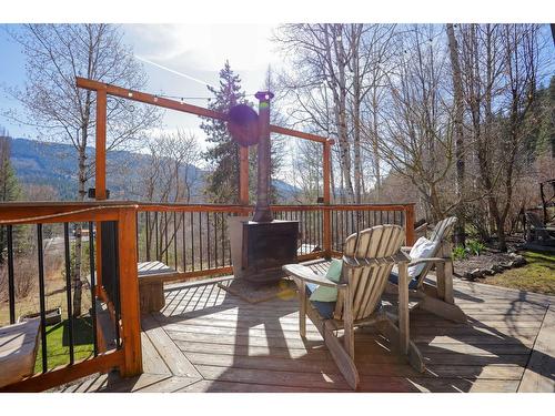 5820 Woodland Drive, Taghum, BC - Outdoor With Deck Patio Veranda With Exterior