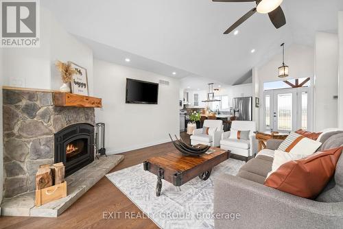 266 Catchmore Rd, Trent Hills, ON - Indoor Photo Showing Living Room With Fireplace
