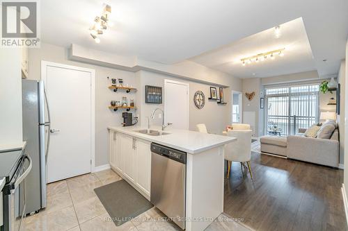 #328 -2486 Old Bronte Rd, Oakville, ON - Indoor Photo Showing Kitchen With Double Sink